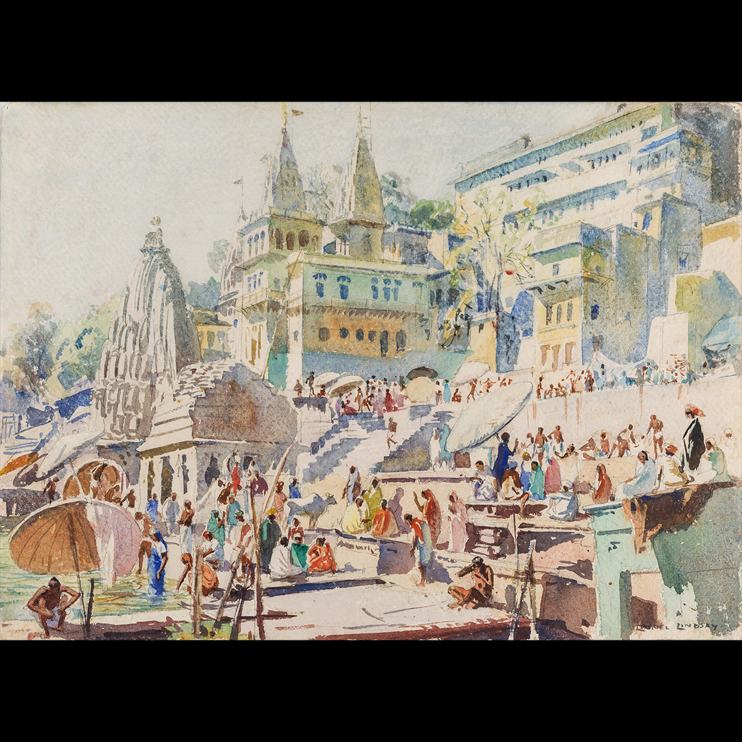 Lionel-LindsayVaranasi-India-c.1930-watercolour-on-paper-27.5-x-38.5cm.jpg